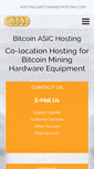 Mobile Screenshot of bitcoinasichosting.com